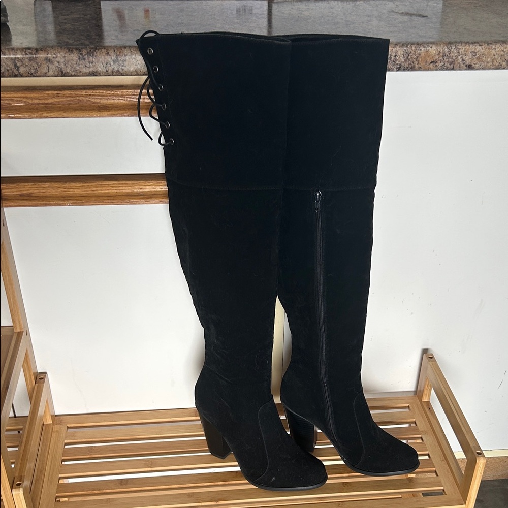Black Over the Knee Boots